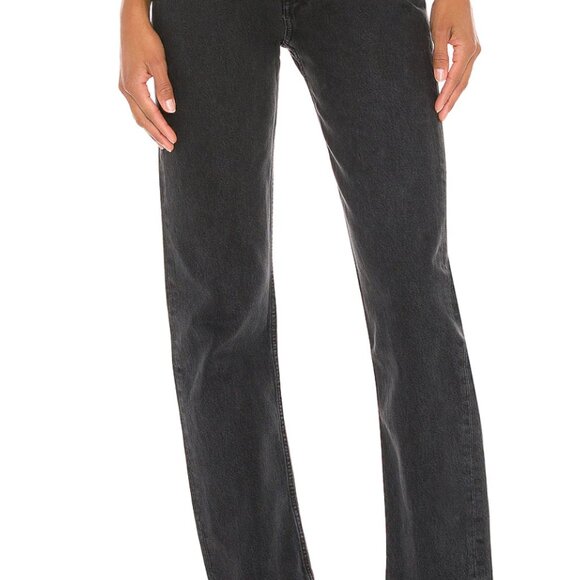 Agole 90s Pinch Waist Jeans Size 27 - Picture 1 of 4